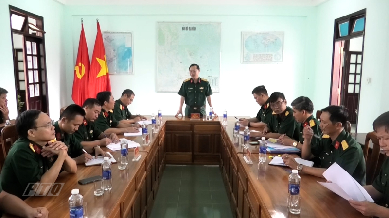 Đoàn công tác Bộ Chỉ huy quân sự tỉnh Quảng Ngãi khảo sát và kiểm tra tại Kon Tum