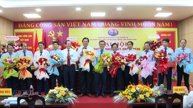 Đại hội Đảng bộ Ban Quản lý dự án đầu tư xây dựng các công trình Giao thông tỉnh Quảng Ngãi
