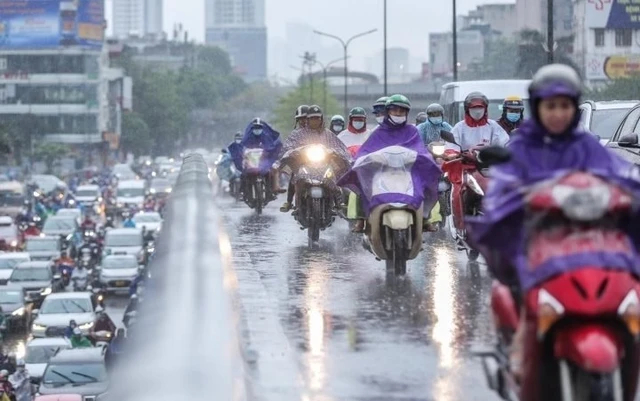 Nhiều khu vực hôm nay tiếp tục mưa dông.