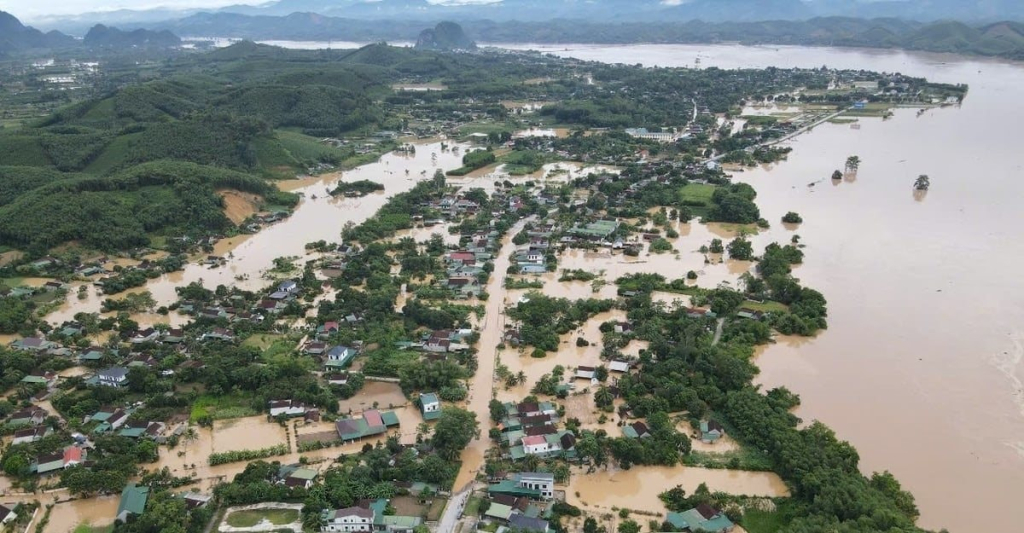 Ngập lụt tại địa phận huyện Anh Sơn (cũ) ngày càng nghiêm trọng