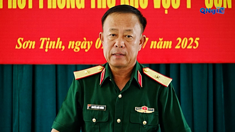 Kiểm tra các cơ quan, đơn vị quân sự sau sáp nhập 
