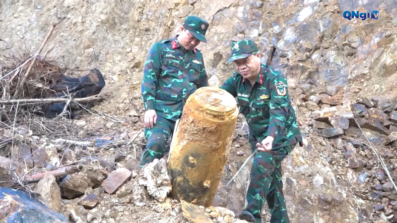  Nghệ An hủy nổ thành công quả bom nặng 500kg 