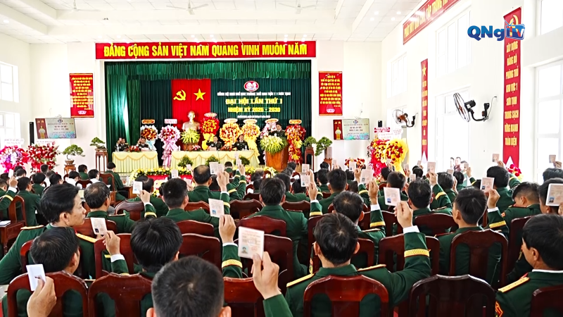 Đại hội Đảng bộ Ban chỉ huy phòng thủ khu vực 1 - Sơn Tịnh lần thứ I