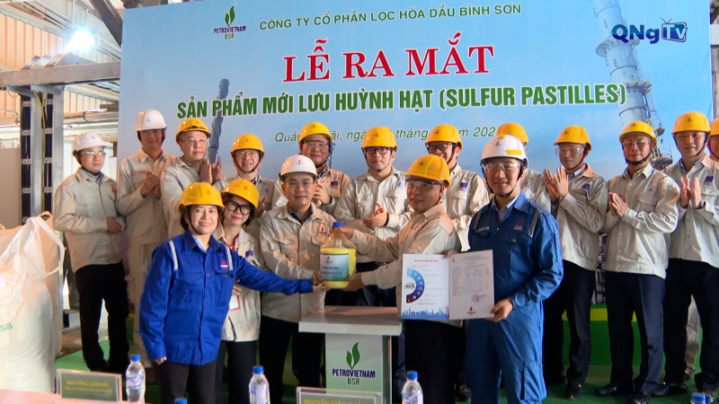 BSR chính thức ra mắt sản phẩm lưu huỳnh hạt