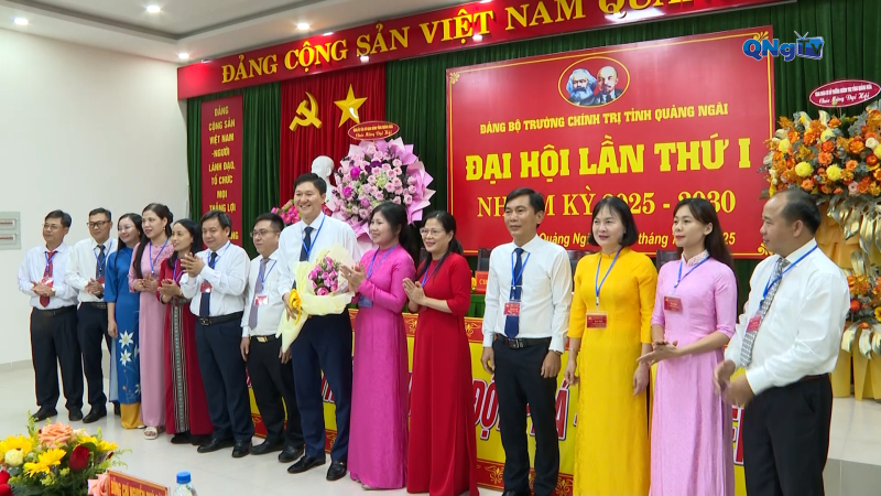 Trường Chính trị tỉnh Quảng Ngãi Đại hội Đảng bộ lần thứ nhất