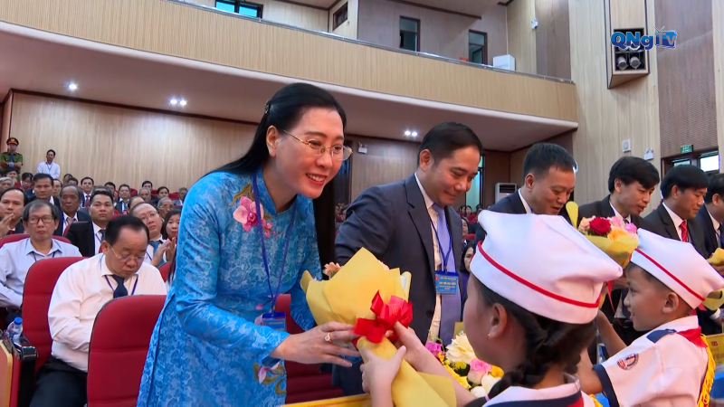 Bí thư Tỉnh ủy Bùi Thị Quỳnh Vân dự Đại hội đại biểu Đảng bộ xã Khánh Cường lần thứ I, nhiệm kỳ 2025 – 2030