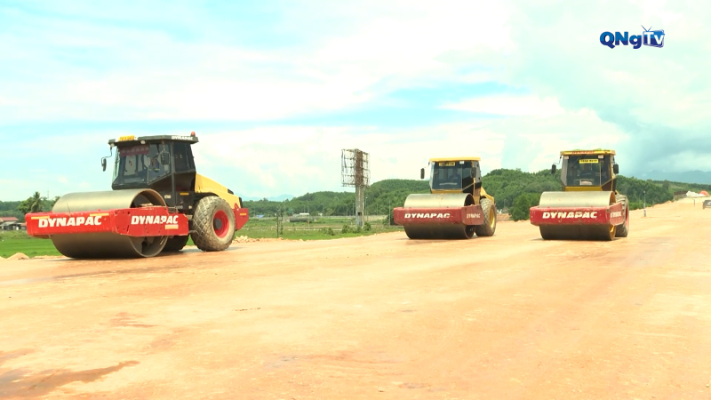 Tăng tốc thi công nút giao Trì Bình – Dung Quất