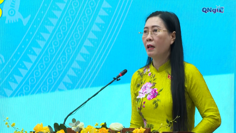 Phát biểu của Bí thư Tỉnh ủy Bùi Thị Quỳnh Vân tại kỳ họp thứ 2, HĐND tỉnh khóa XIII