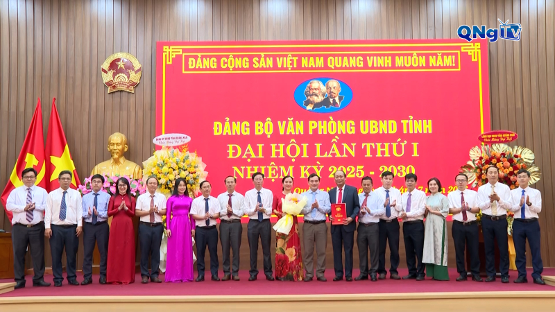 Đại hội Đảng bộ Văn phòng UBND tỉnh lần thứ I, nhiệm kỳ 2025 – 2030