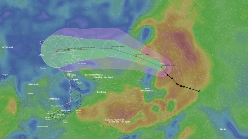 Sẵn sàng lực lượng, phương tiện ứng phó bão Wipha