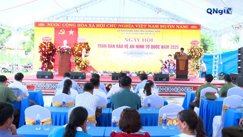 Ngày hội toàn dân bảo vệ an ninh Tổ quốc tại xã Ya Ly