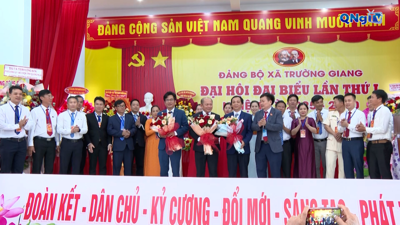 Đại hội đại biểu Đảng bộ xã Trường Giang nhiệm kỳ 2025-2030