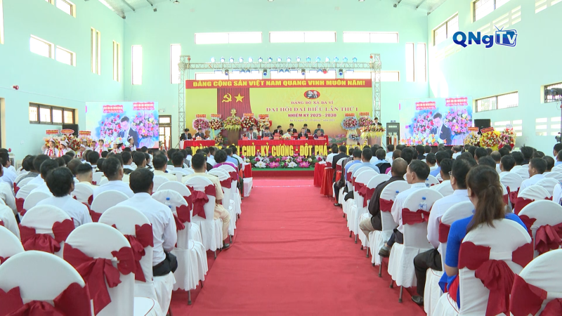 Đại hội đại biểu Đảng bộ xã Ba Vì lần thứ I, nhiệm kỳ 2025 – 2030