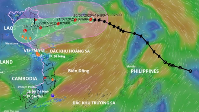 Bão số 3 gây mưa to đến rất to kèm gió mạnh