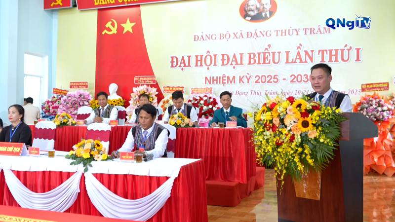Đại hội đại biểu Đảng bộ xã Đặng Thùy Trâm lần thứ I, nhiệm kỳ 2025 – 2030