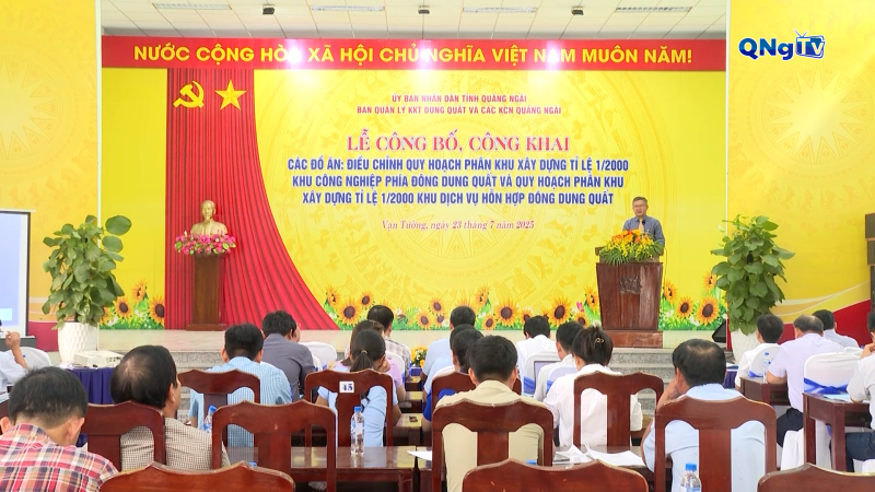 Công bố các đồ án quy hoạch xây dựng các phân khu tại Dung Quất