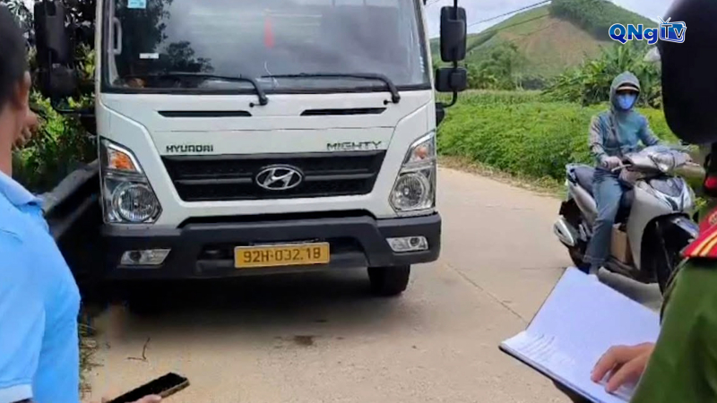 Quảng Ngãi: Phát hiện vận chuyển heo ra khỏi địa bàn không có giấy chứng nhận kiểm dịch
