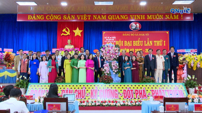 Đại hội đại biểu Đảng bộ xã Đăk Tô lần thứ I, nhiệm kỳ 2025 - 2030 