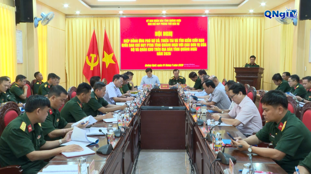 Hội nghị hiệp đồng nhiệm vụ ứng phó sự cố, thiên tai, tìm kiếm cứu nạn năm 2025