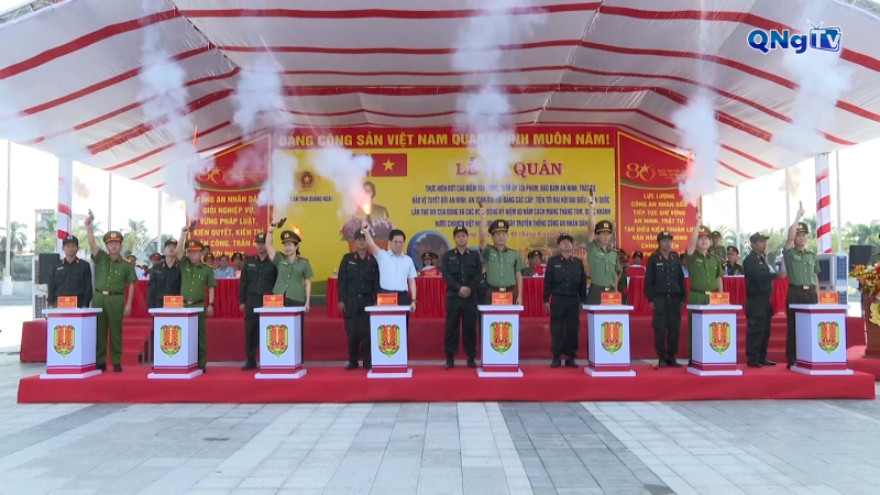 Ra quân cao điểm tấn công, trấn áp tội phạm, bảo đảm an ninh, trật tự