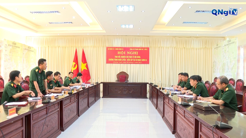 Học viện Lục quân nghiên cứu thực tế tại Sư đoàn 10