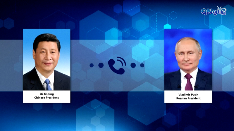 L&atilde;nh đạo Trung Quốc &ndash; Nga điện đ&agrave;m