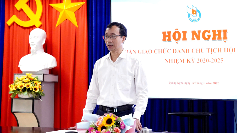 Ông Huỳnh Đức Minh được chỉ định giữ chức Chủ tịch Hội Nhà báo tỉnh Quảng Ngãi