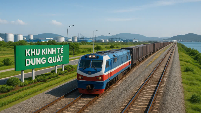 Quảng Ngãi đề xuất đầu tư làm tuyến đường sắt dài 14,3km
