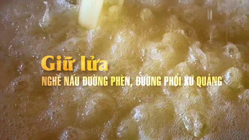 Giữ lửa nghề nấu đường phèn, đường phổi xứ Quảng