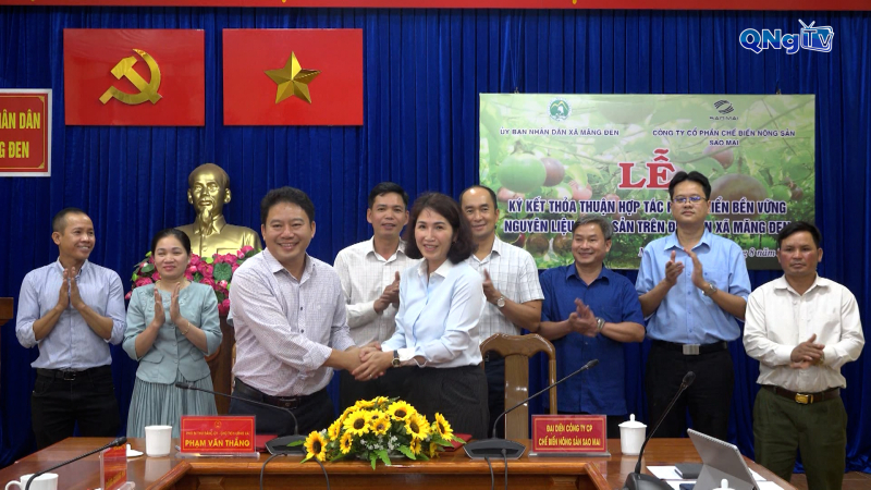 Măng Đen đẩy mạnh liên kết sản xuất và tiêu thụ nông sản