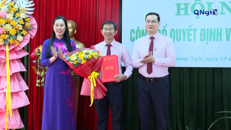 Bổ nhiệm Giám đốc Ngân hàng Chính sách xã hội Chi nhánh tỉnh Quảng Ngãi