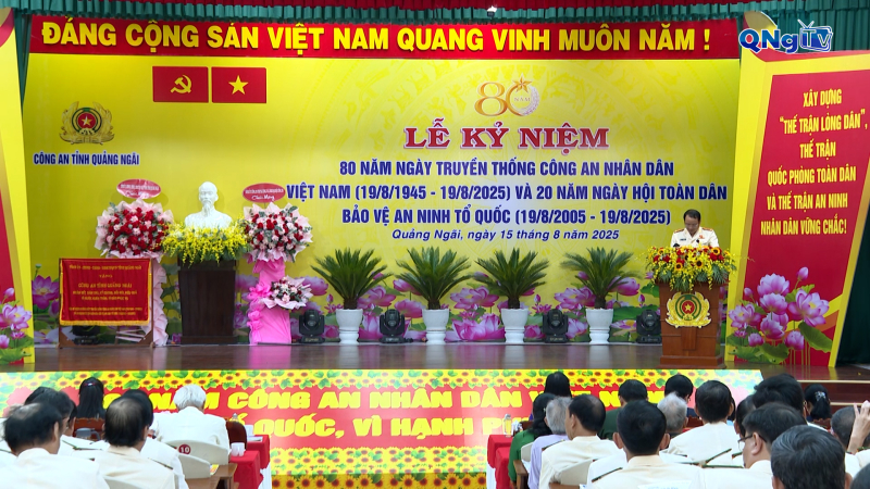 Kỷ niệm 80 năm Ngày truyền thống Công an Nhân dân Việt Nam