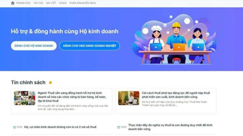 Cục Thuế sắp ra mắt cổng thông tin hỗ trợ cá nhân, hộ kinh doanh và doanh nghiệp 
