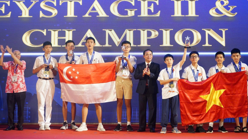 Việt Nam và Singapore vô địch toàn đoàn kỳ thi toán học quốc tế VIMC 2025