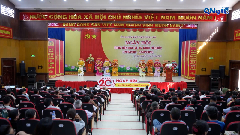 Ngày hội Toàn dân bảo vệ an ninh Tổ quốc xã Ba Tơ