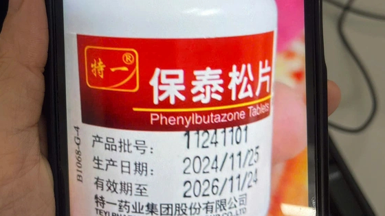 Bộ Y tế cảnh báo không mua, bán thuốc trị đau khớp chứa chất cấm Phenylbutazone