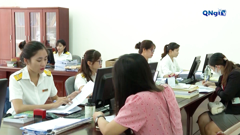 Bảy tháng, thuế tỉnh Quảng Ngãi thu ngân sách đạt 11.656 tỷ đồng