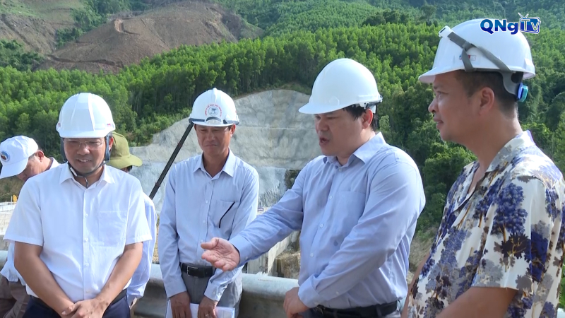 Phó Chủ tịch UBND tỉnh Trần Phước Hiền kiểm tra Dự án Thủy điện Sông Liên 2
