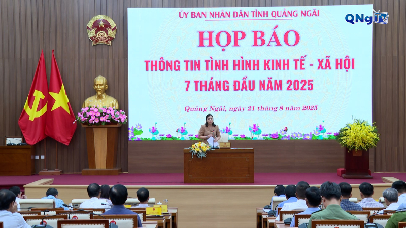 Họp báo thông tin tình hình kinh tế - xã hội 7 tháng năm 2025