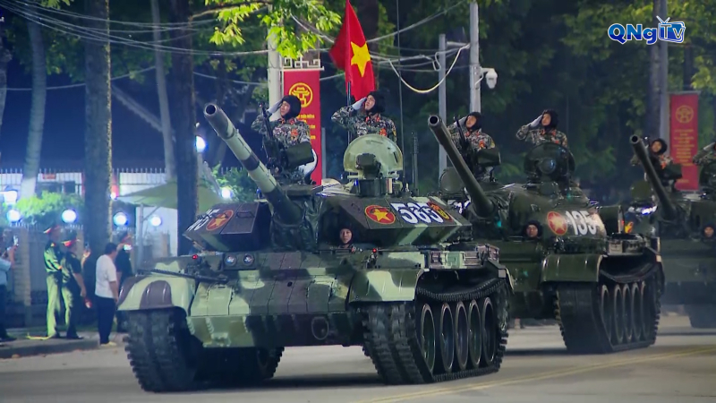 Hợp luyện diễu binh, diễu hành A80 tại Quảng trường Ba Đình