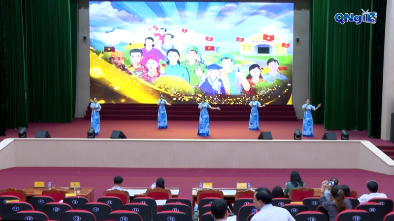 Tổng duyệt chương trình Đại hội Thi đua yêu nước tỉnh Quảng Ngãi lần thứ I