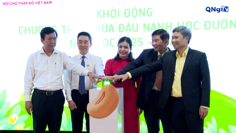 Triển khai Chương trình sữa đậu nành học đường năm học 2025 – 2026