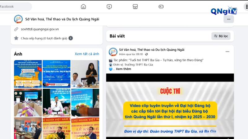 Cuộc thi video clip tuyên truyền Đại hội Đảng bộ tỉnh