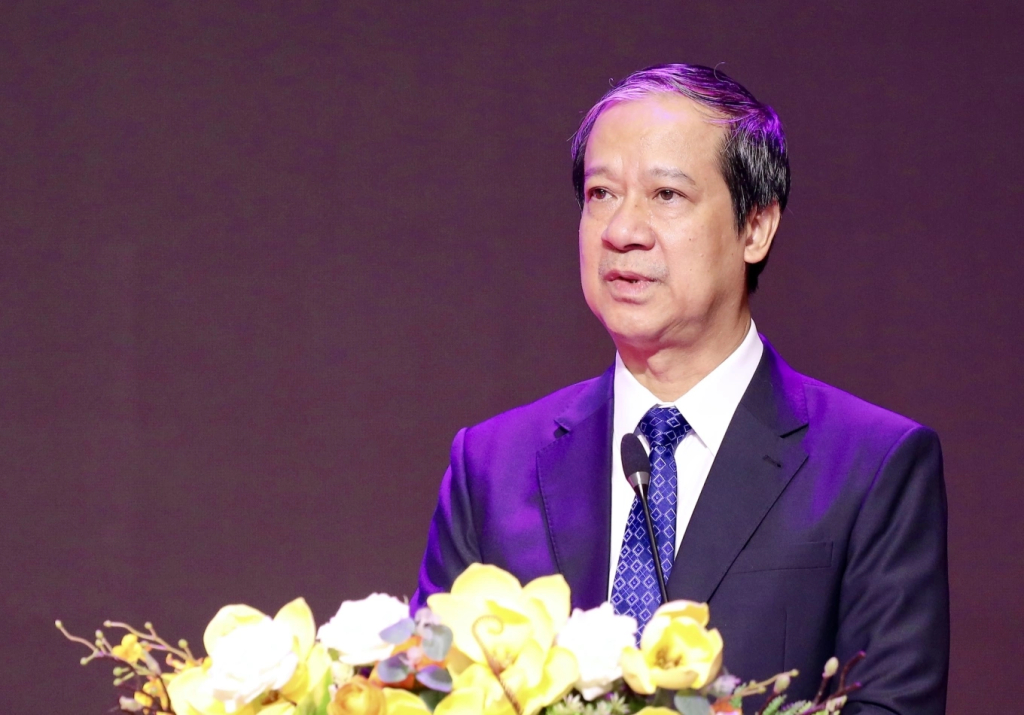 Bộ trưởng Nguyễn Kim Sơn phát biểu tại hội nghị Giáo dục đại học 