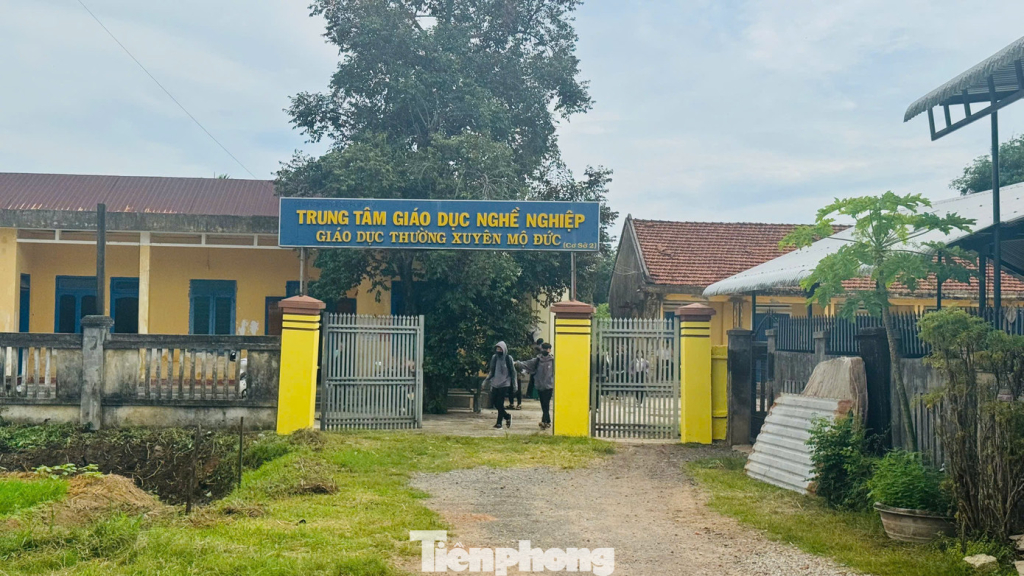 Trung tâm GDNN-GDTX Mộ Đức cơ sở 2. Ảnh: Tiền Phong