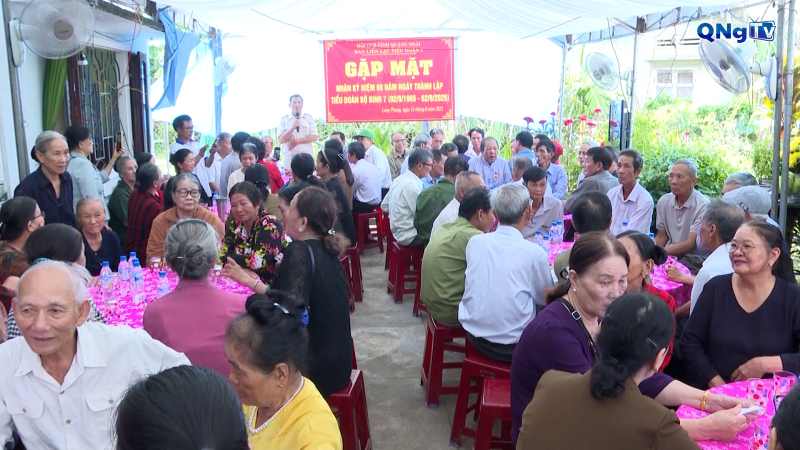 Ban liên lạc Tiểu đoàn Bộ binh 7 gặp mặt nhân kỷ niệm 60 năm ngày thành lập