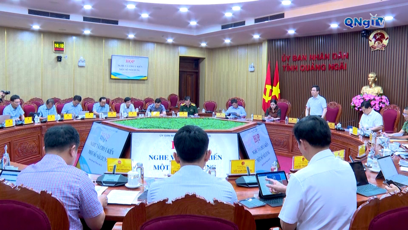 Ủy ban Nhân dân tỉnh họp bàn một số nội dung quan trọng