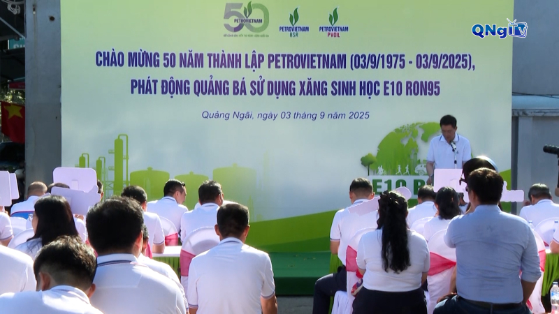 Tuyên truyền, quảng bá sử dụng sản phẩm xăng E10 RON 95 tại Quảng Ngãi