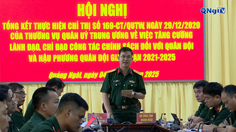 Tổng kết 05 năm thực hiện Chỉ thị 169 của Quân ủy Trung ương