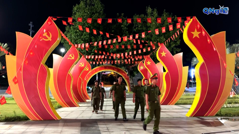 Đảm bảo an ninh, an toàn Đại hội đại biểu Đảng bộ tỉnh Quảng Ngãi lần thứ I